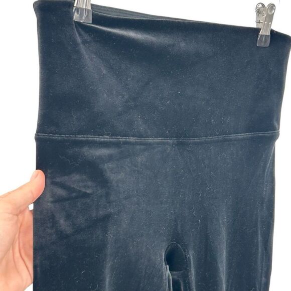Spanx velvet black pull-on leggings size xlarge - Picture 5 of 9